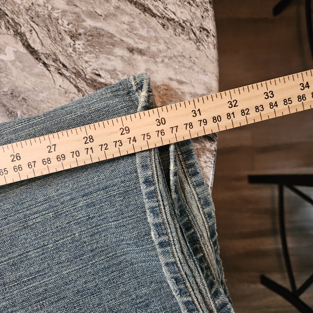 Lucky Brand Faded Blue Straight-Leg Jeans 100% Cotton - Picture 12 of 13